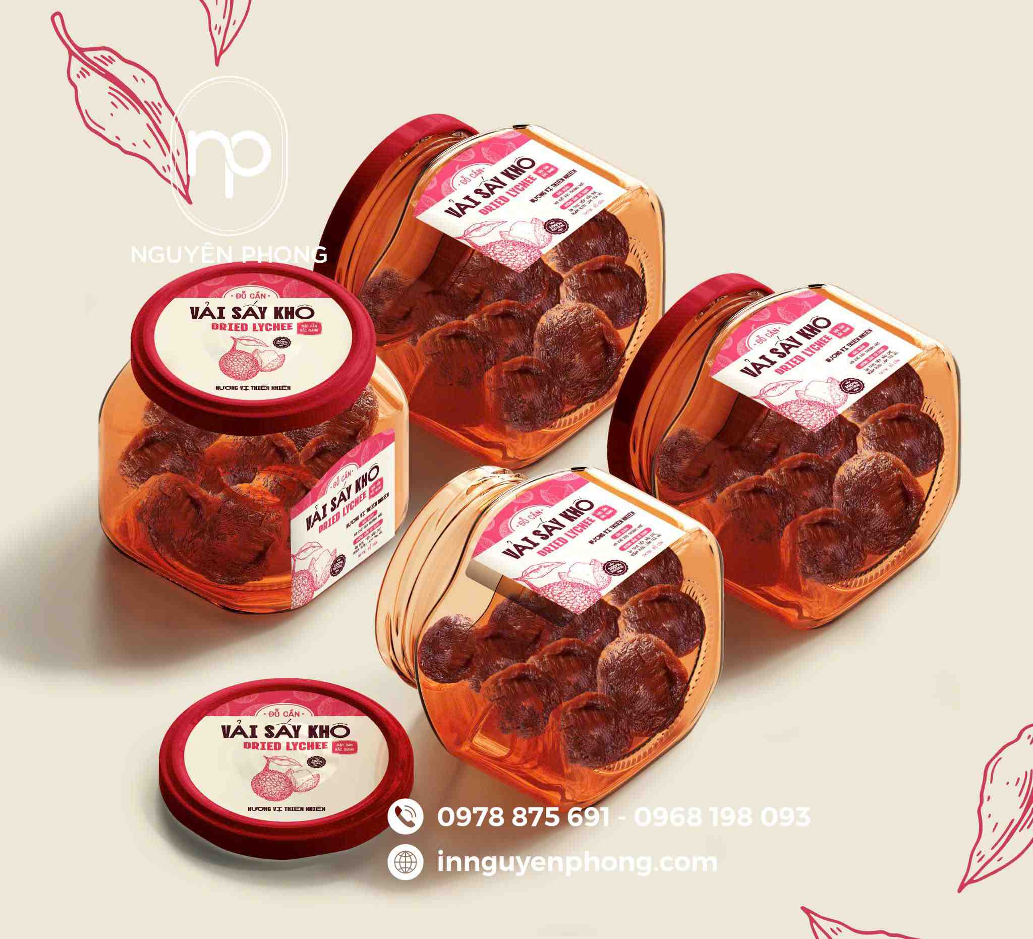 Sticker dán hộp thực phẩm khô